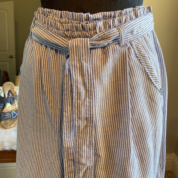 Jolt Pants Slacks Wide Leg Elastic Waist Tie Belt - Picture 4 of 8